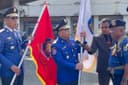 Apel Gabungan HUT Damkar, Satpol PP dan Satlinmas, Pemkot Bontang Tekankan Kesiapsiagaan Karhutla