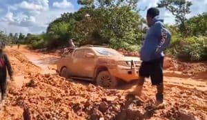 Akses Jalan di Muara Ancalong