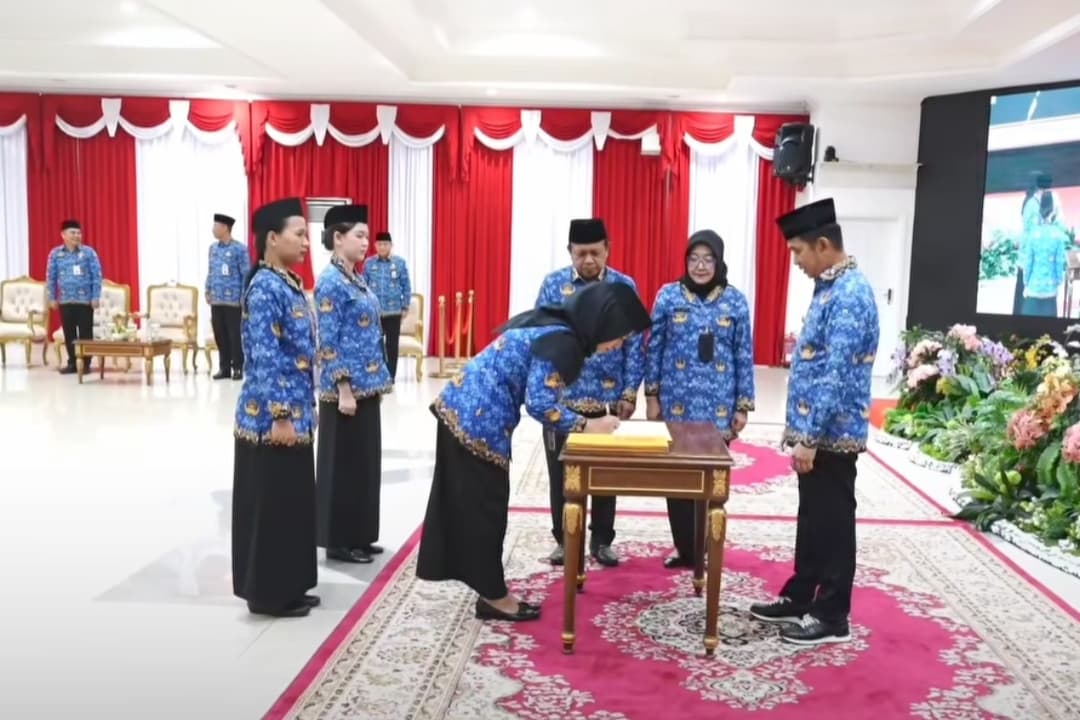 Pelantikan 55 ASN pemkot Balikpapan 