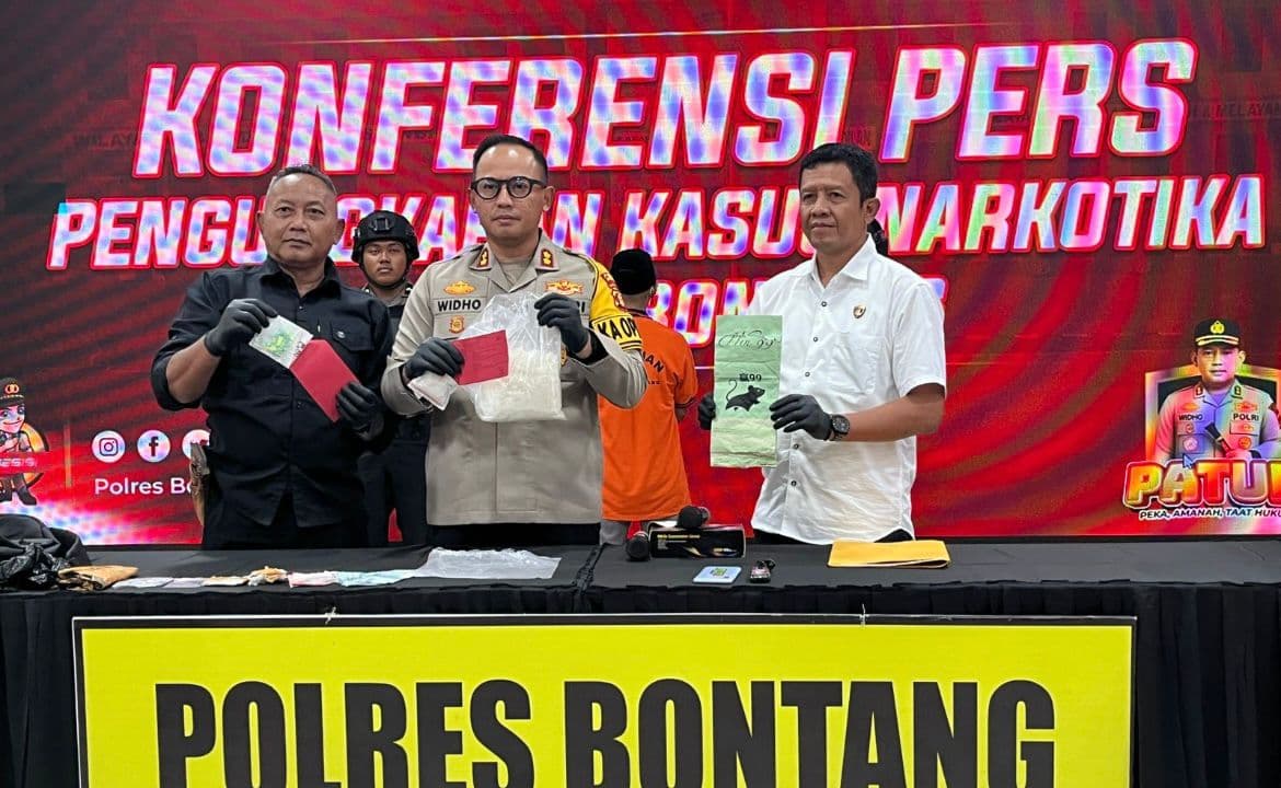 Sat Resnarkoba Polres Bontang Ungkap Kasus Penyelundupan Kasus Sabu Jumlah Besar