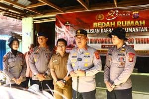 bedah rumah Polda Kaltim